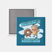 Aimant Petit déjeuner de Champions (Recto/Verso)