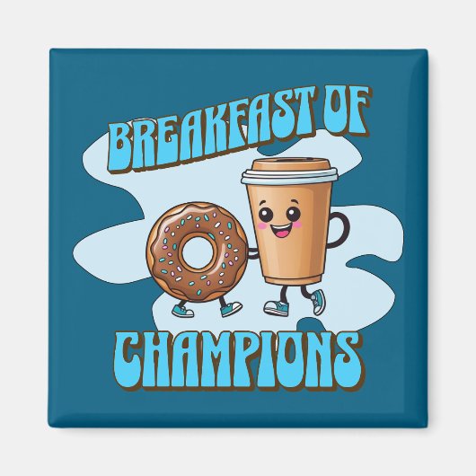 Aimant Petit déjeuner de Champions (Devant)