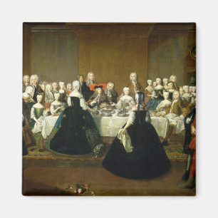 Aimant Petit déjeuner de mariage