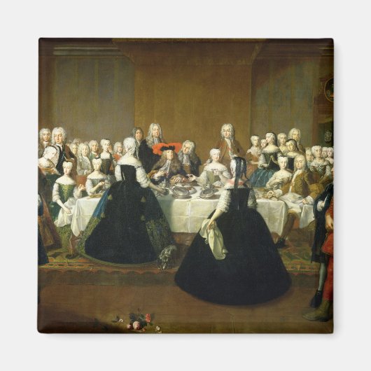 Aimant Petit déjeuner mariage (Devant)