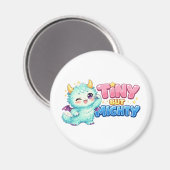 Aimant Petit dragon puissant (Recto/Verso)