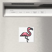 Aimant Petit Flamant rose (In Situ (Lave-vaisselle))