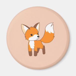 Aimant Petit Fox curieux