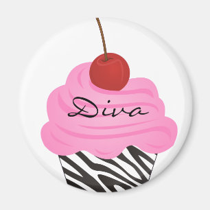 Aimant Petit gâteau de diva