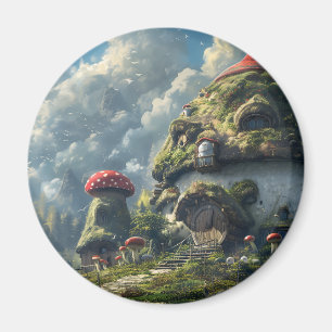 Aimant Petit gnome, champignon