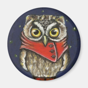 Aimant Petit hibou sur la glace