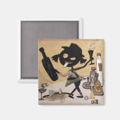 Aimant petit ivrogne (Recto/Verso)