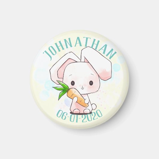 Aimant Petit Lapin Doux (Devant)