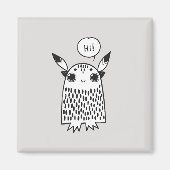 Aimant Petit monstre mignon (Devant)