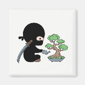 Aimant Petit Ninja arrosage Bonsai Tree (Devant)