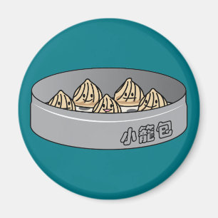 Aimant Petit pain chinois de Dim Sum de boulette de soupe