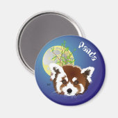 Aimant Petit panda (Ailurus fulgens) (Recto/Verso)
