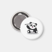Aimant petit panda mignon (Recto/Verso)