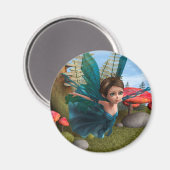 Aimant Petit Papillon Fée Volant (Recto/Verso)
