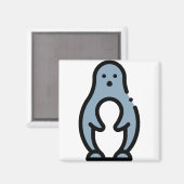 Aimant Petit pingouin (Recto/Verso)