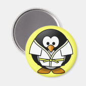 Aimant Petit pingouin de judo animé (Recto/Verso)