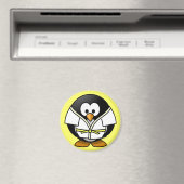 Aimant Petit pingouin de judo animé (In Situ (Lave-vaisselle))