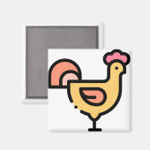 Aimant Petit poulet (Recto/Verso)