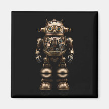 Petit robot mécanique style Steampunk