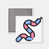 Aimant Petit serpent (Recto/Verso)