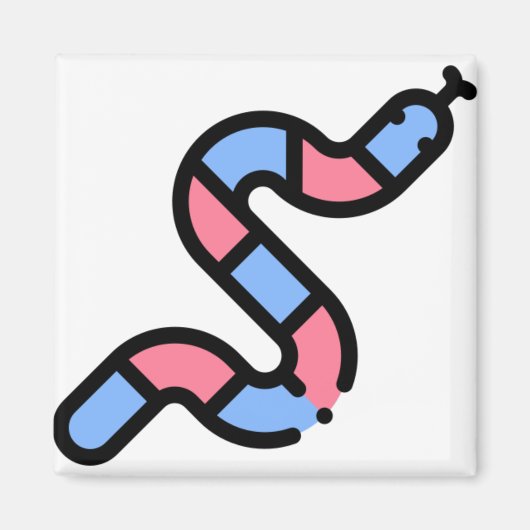 Aimant Petit serpent (Devant)