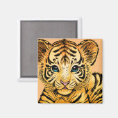 AIMANT PETIT TIGER (Recto/Verso)