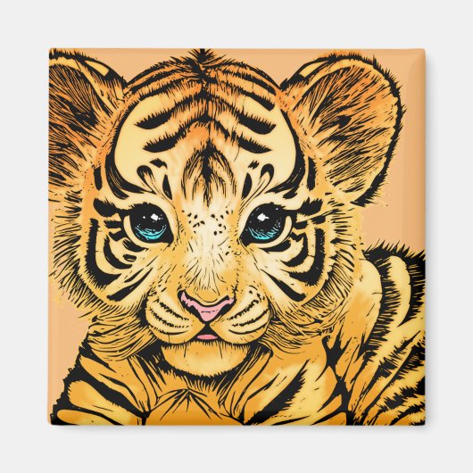 AIMANT PETIT TIGER (Devant)
