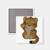 Aimant Petit tigre (Recto/Verso)