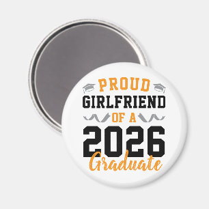 Aimant Petite amie fière d'un parti de remise de diplôme