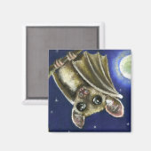 Aimant Petite chauve-souris endormie (Recto/Verso)