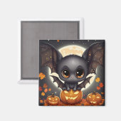 Aimant Petite chauve-souris Halloween (Recto/Verso)