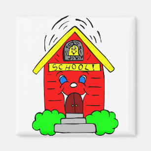 Aimant Petite école rouge