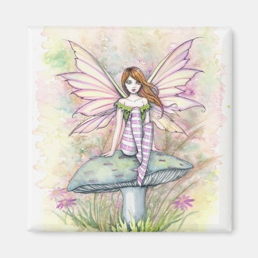 Aimant Petite Fée de Printemps par Molly Harrison (Devant)