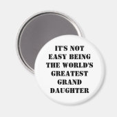 Aimant Petite-fille (Recto/Verso)