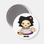 Aimant Petite fille (Recto/Verso)