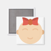 Aimant petite fille (Recto/Verso)
