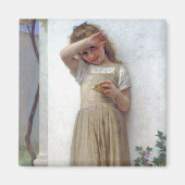 Aimant Petite fille, Bouguereau (Devant)
