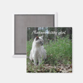 Aimant Petite fille nature (Recto/Verso)