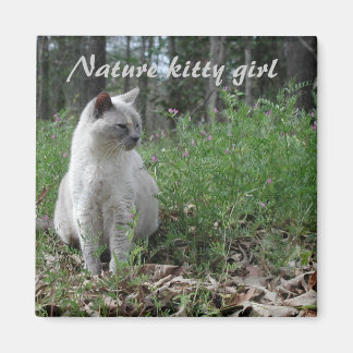 Aimant Petite fille nature