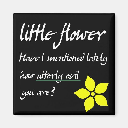 Aimant petite fleur (Devant)