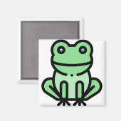Aimant Petite grenouille (Recto/Verso)