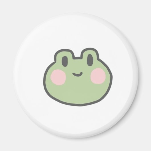 Aimant petite grenouille souriante (Devant)