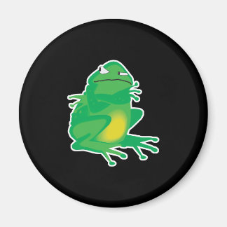 Aimant petite grenouille têtue