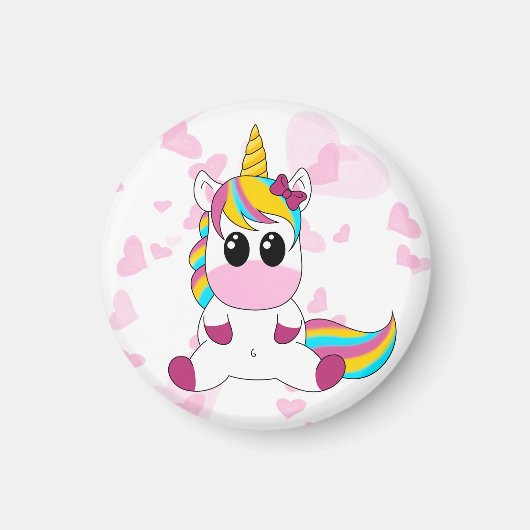 Aimant Petite licorne (Devant)