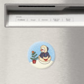 Aimant "Petite Snowgirl" (In Situ (Lave-vaisselle))