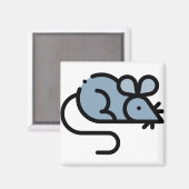 Aimant Petite souris (Recto/Verso)