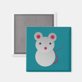 Aimant Petite souris mignonne (Recto/Verso)