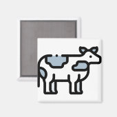 Aimant Petite vache (Recto/Verso)