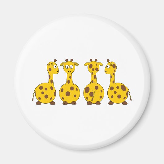 Aimant Petites Giraffes (Devant)