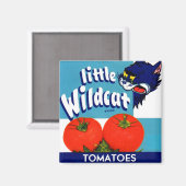 Aimant Petites tomates Wildcat créer étiquette (Recto/Verso)